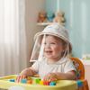 Anti-Droplet Newborn Protective Hat Breathable Fabric Kids Face Mask Hat  Spring Season