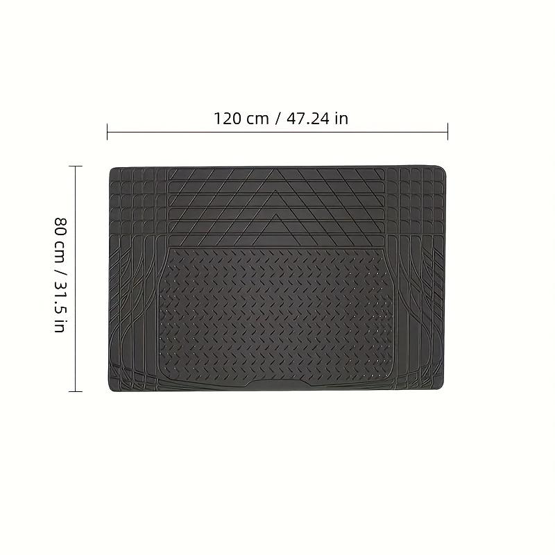 Durable Non-Slip Trunk Mat for Cars & SUVs | All-Weather PVC, Easy-Clean, Grid-Cut Design with Drainage Holes, Trunk Organization, Trunk Liner