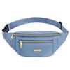 Waist Bags for Women Polyester Leisure Color Waist Bag Shoulder Crossbody Chest Bags Handbags All-Match Messenger Belt Bags