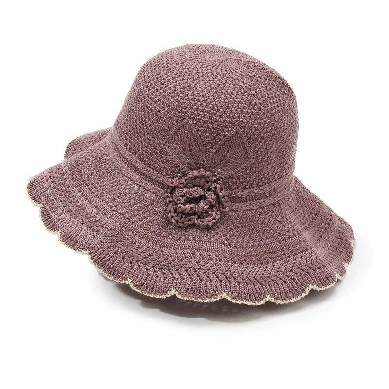 Sun Protection Hat Fisherman Hat Women's Summer New Style Beach Hat Large Brim Sun Hat Breathable Windproof Woven Hat