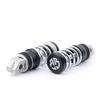 2Pcs Universal Motorcycle Footrest With Anti Vibration Spring Shock Absorption Non Slip Surfaces Aluminum Construction