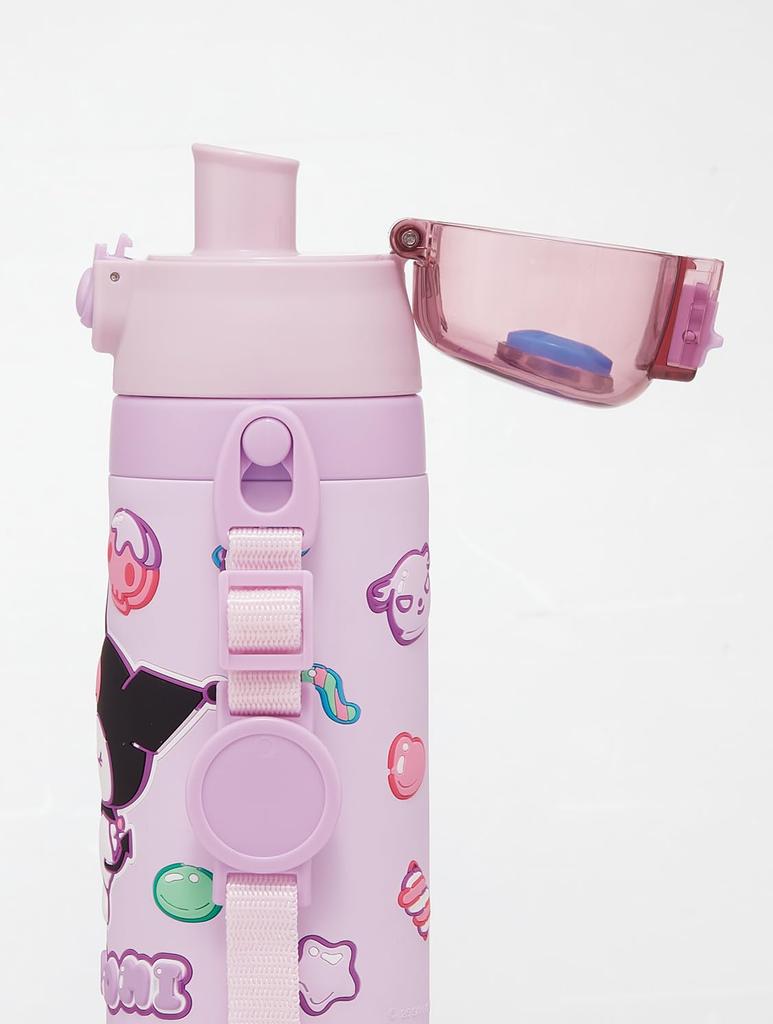 Skater Stainless Steel Water Direct Sanrio Kuromi and Mashu Gummy 3D Lightweight and Keeps Drinks Sports Water Children's Bottle, Drinking, 480ml,