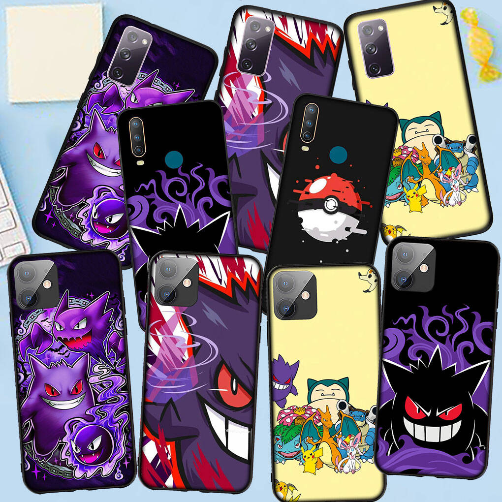 Handyhülle für iPhone 17 16 15 Plus Xiaomi Poco F8 F7 X7 X6 M8 C85 C75 Redmi Note 14 12 11 13 Pro Max A4 14C 13C 15C Pokemon GO Gengar Pikachu Hülle