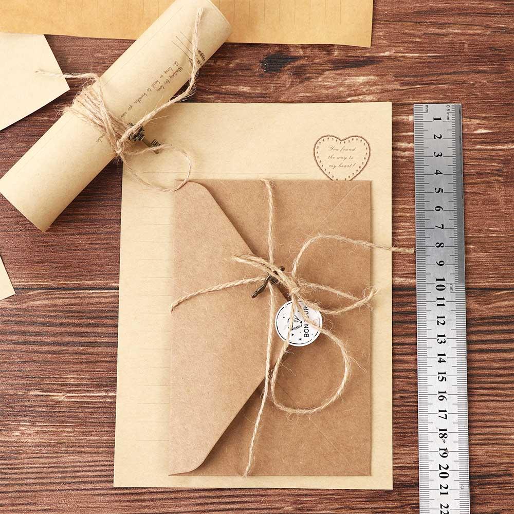 Style Vintage Letter Supplies Kraft Paper Envelope Envelopes Letter Paper Letter Pad Writing Paper