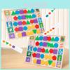 Holz Montessori Formensortierpuzzle für Kleinkinder Kognitive Entwicklung Lernspielzeug