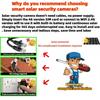 LS VISION V380 Pro 15MP 8K Three Lens WIFI Solar Camera Outdoor Waterproof PIR Humanoid Detection Security Video Monitor Night Vision