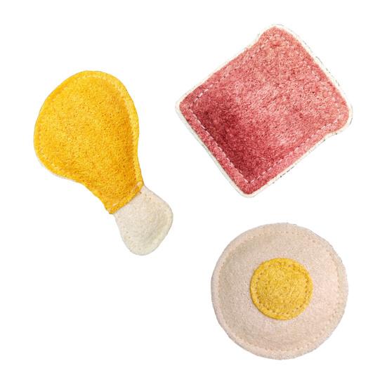 

3Pcs/Set Loofah Cat Chew Toys Natural Cat Teeth Cleaning Toy Kitten Teething Toy for Indoor Cats Chewing Biting Scratching B
