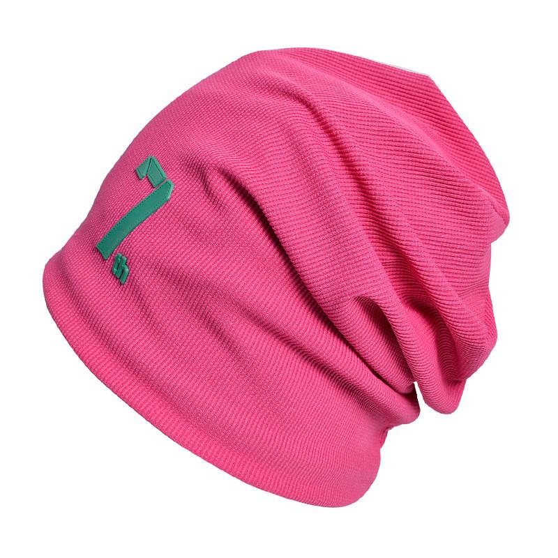 Fashionable Knit Hat With Breathable Cotton For Casual Urban Style