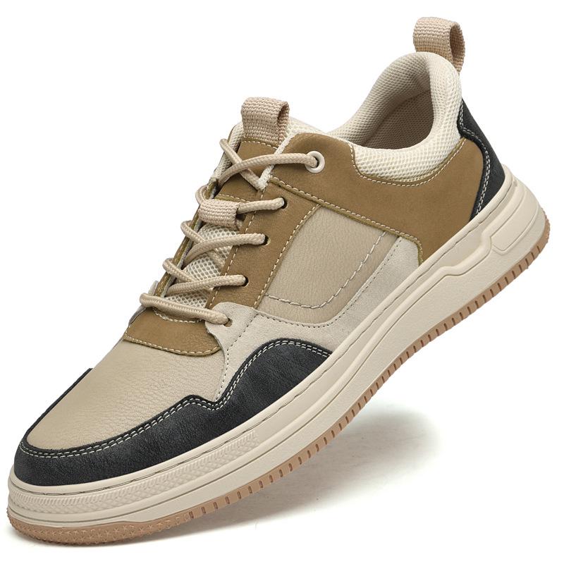 Men's Trendy Retro British Workwear Board Shoes – Breathable Outdoor Casual Footwear for Autumn