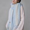 COQUET Teddy Stripe Emblem Muffler Sky Blue