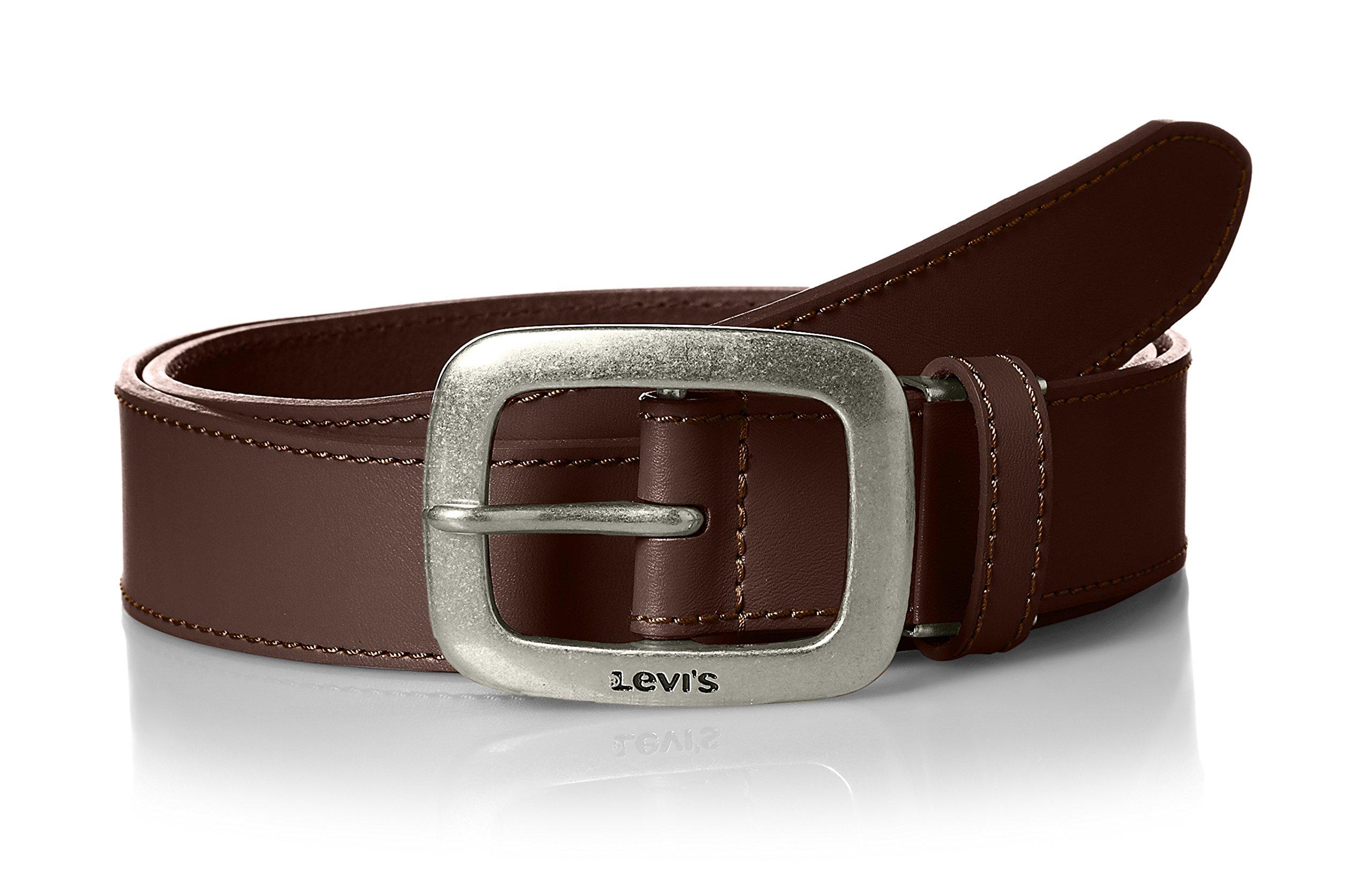 

Levi s Men s Casual Belt 15116491 Made in Vietnam Adjustable Size 15116491 0029 Chocolate M