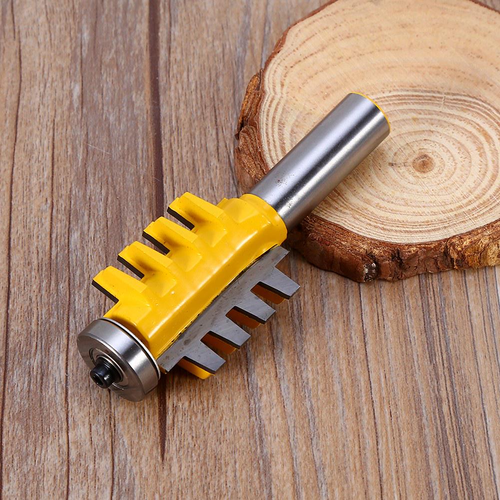 1 2   Shank Finger Glue Joint Router Bit Cone Tenon Woodwork Cutter