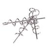 Professional Fishing Gear 50pcs Spring Lock Pins for Soft Lure Bait Worm Crank