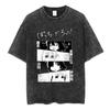 2026 Estate Saldo Estivo Vintage Lavato Anime Bocchi The Rock Gotoh Hitori Kessoku Band Maglietta Uomo Donna Maglietta Oversize Vintage