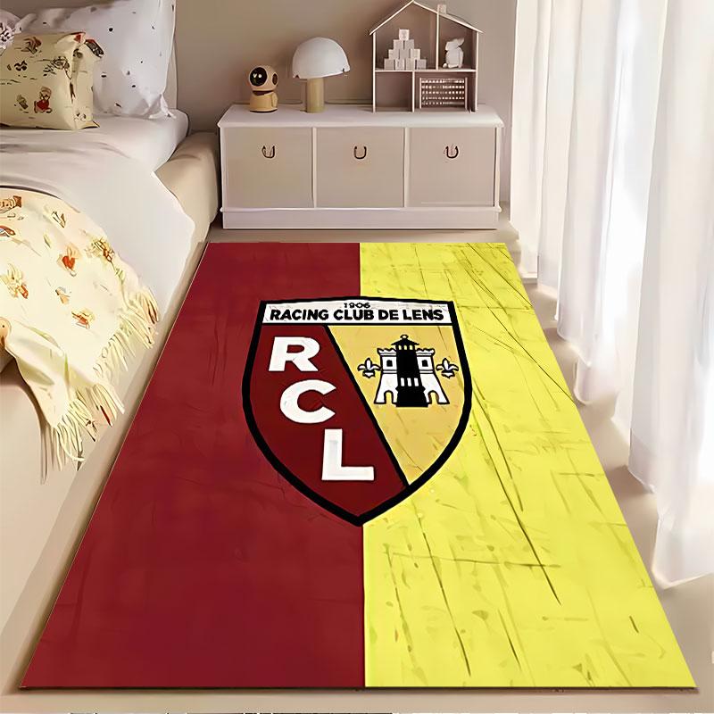Racing Club De Lens Carpet Suitable As a Non-slip Mat for the Living Room or Bedroom Sofa