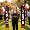 Graduation  Theme: Flag-wearing Graduates' Hats  Graduation Party Decorative Banners And Couplets