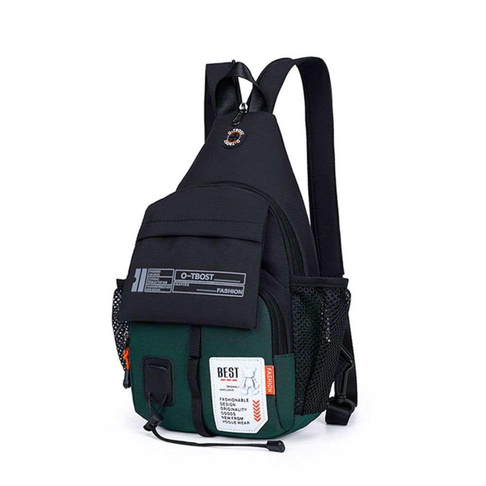 Adjustable Strap Men Chest Bag Oxford Men Crossbody Bag Fashion Sling Backpack  Women