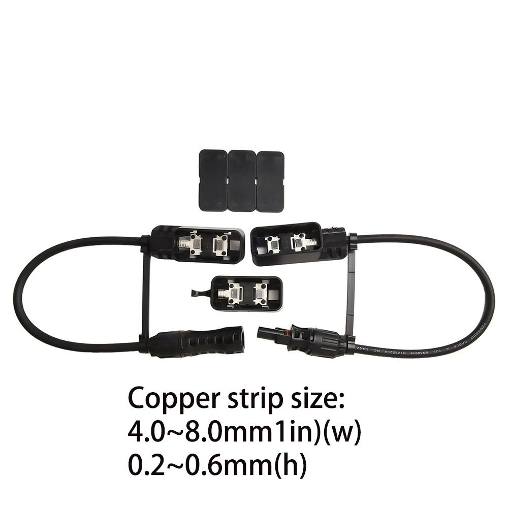 UV Resistant Solar Connector Panel Adaptor 1500V/30A Solar PV Connector Kit  Photovoltaic Systems