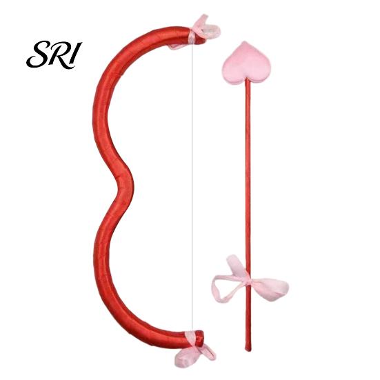 Fun Costume Accessory for All Ages Cupid Bow And Arrow Accessory, Valentine's Day Mini Romantic Love Symbol Decoration Set with Heart Halloween
