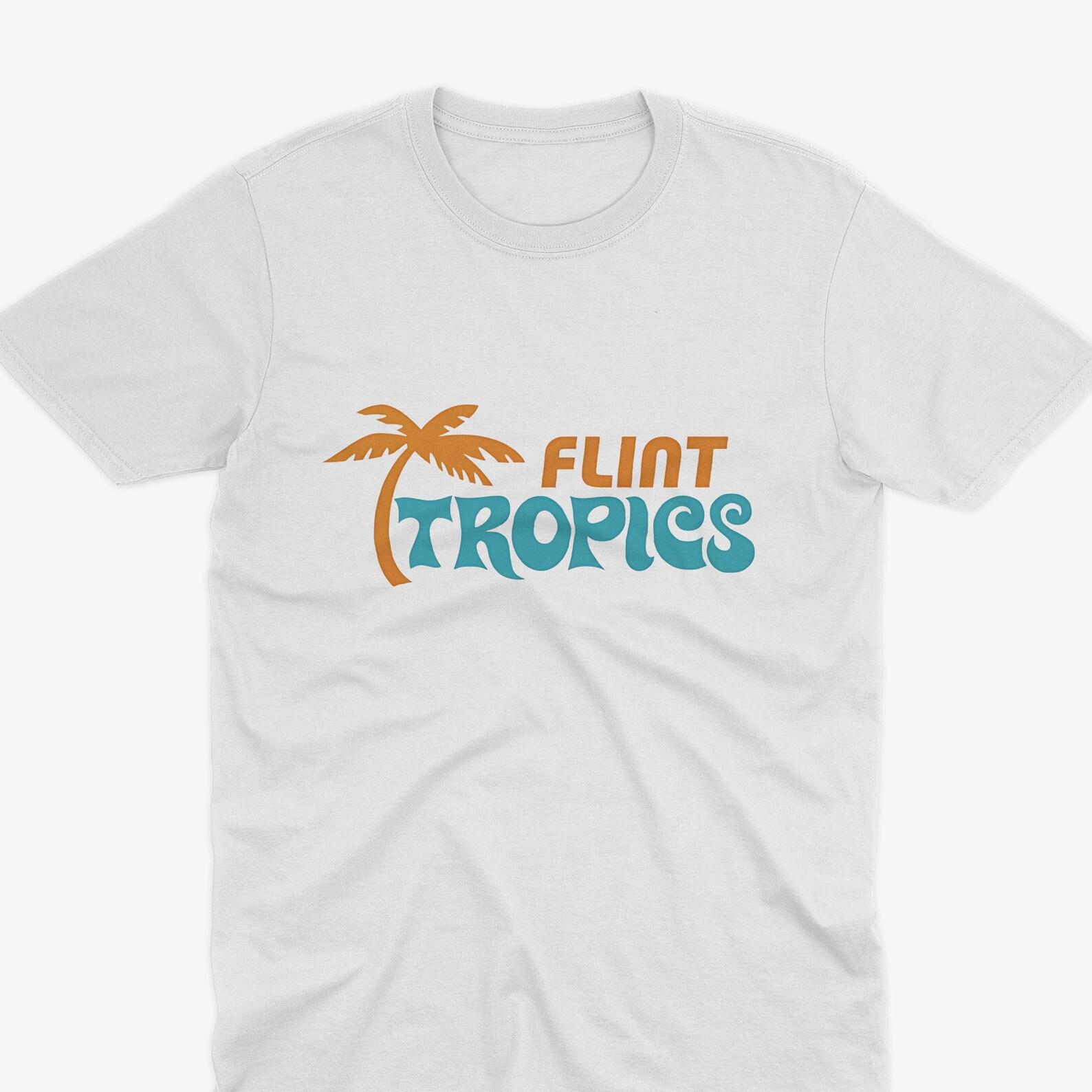 FLINT TROPICS T-Shirt – Vintage Flint Tropics Basketball Tribute, Jackie Moon T-Shirt, Semi Pro T-Shirt, Will Ferrell, Comedy Movie S