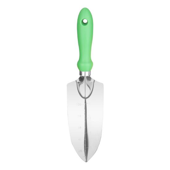 Gardening Tool Set Stainless Steel Trowel with Non-Slip Handle Transplanter Tool Hand Rake with Storage Tote Gift
