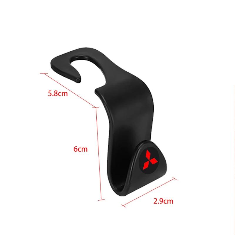 1/2pcs Universal Car Seat Hook Multifunctional Storage Hanger For Mitsubishi Outlander Pajero Eclipse ASX Lancer Space Delica Ex