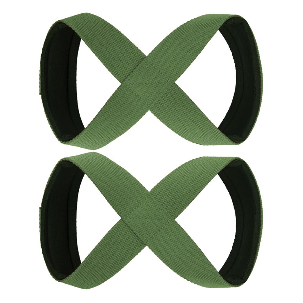 Heavy Duty Lifting Strap Figure 8 Strap Weight Lifting Power Wrist Strap for Deadlift, Powerlifting, Crosses Training