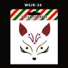 Custom Festival Party Glitter Face Stickers for Christmas & Halloween Makeup