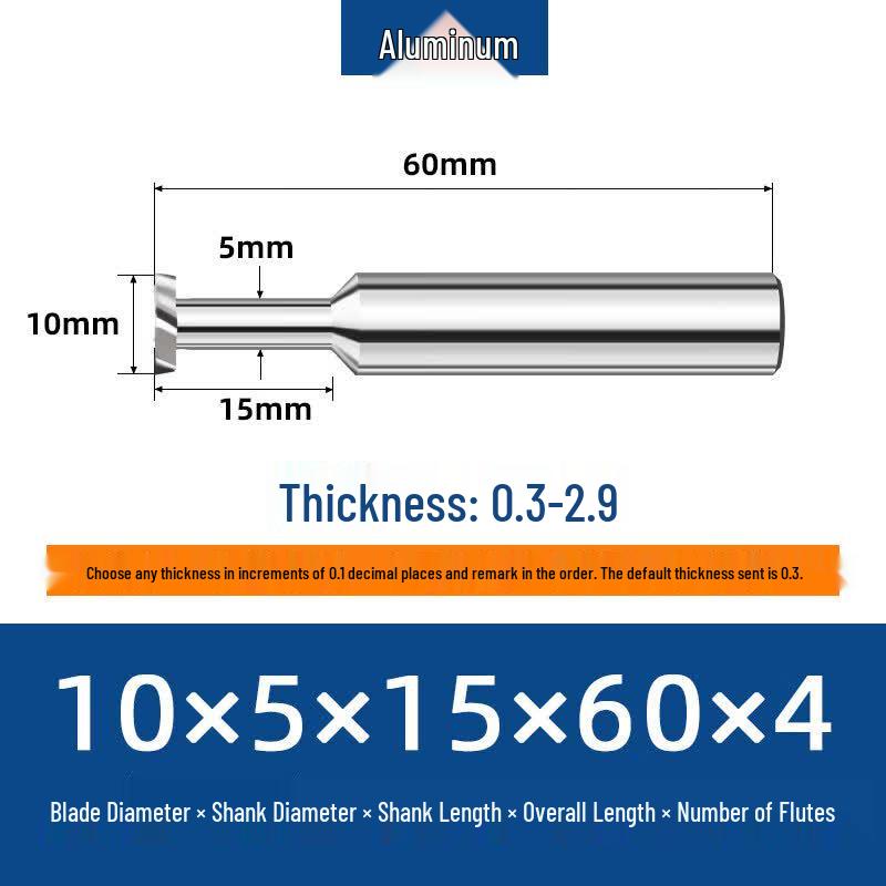 

Jundingying 10 Carbide T-Slot Milling Cutter