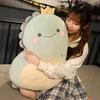40/45Cm Cartoon Animal Plush Pillow Down Cotton Stuffed Squishy Hippo Panda Bear Dino Cat Deer Pig Duck Decorative Gift