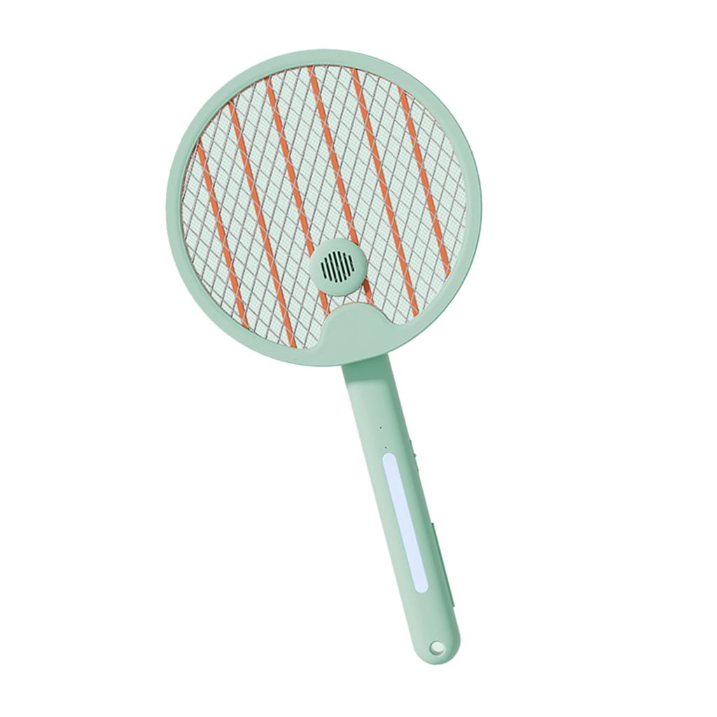 Elektrisk flugsmälla racket 4 i 1 automatisk bärbar handhållen elektrisk flugracket sovrum bakgård