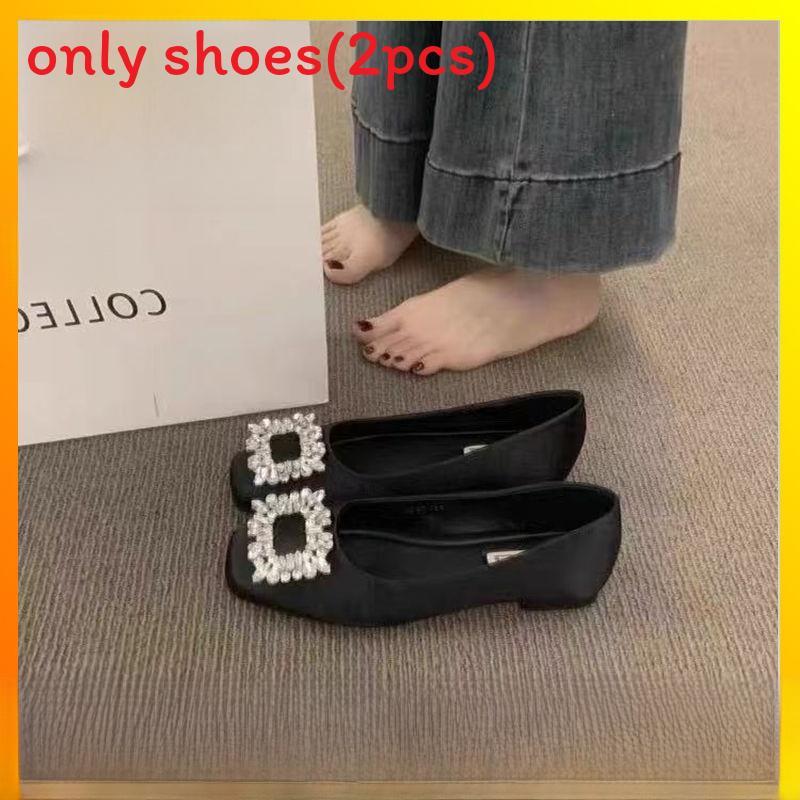 Waterresistant Flats For Women With Rubber Sole And Pu Upper For Daily Comfort