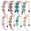 Colorful Mermaid Heart & Star Rainbow Headband - Kids' Party Hair Accessory