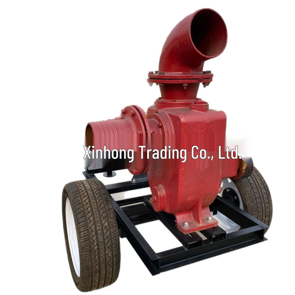 Cast Iron 6" Self-Priming Pump with Water-Cooled Diesel Engine for Farmland Irrigation and Drainage