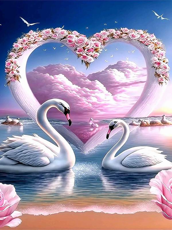 

Любовь Лебединое озеро Алмазная картина Новые поступления Животные Цветок Diy Полный квадратный круглый дрель Горный хрусталь Вышивка Роза Мозаика Наборы для вышивки крестом Настенный декор Round drill 30x40cm