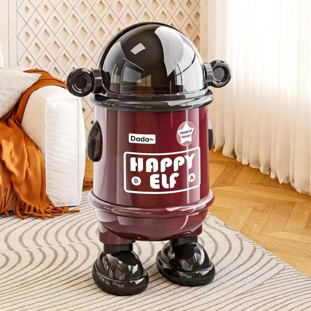 Elegant Large-Capacity Trash Can with Foot Pedal & Lid for Home Use: Kitchen, Living Room, Bedroom, Bathroom, Toilet. Plastic Bin & Paper Basket.