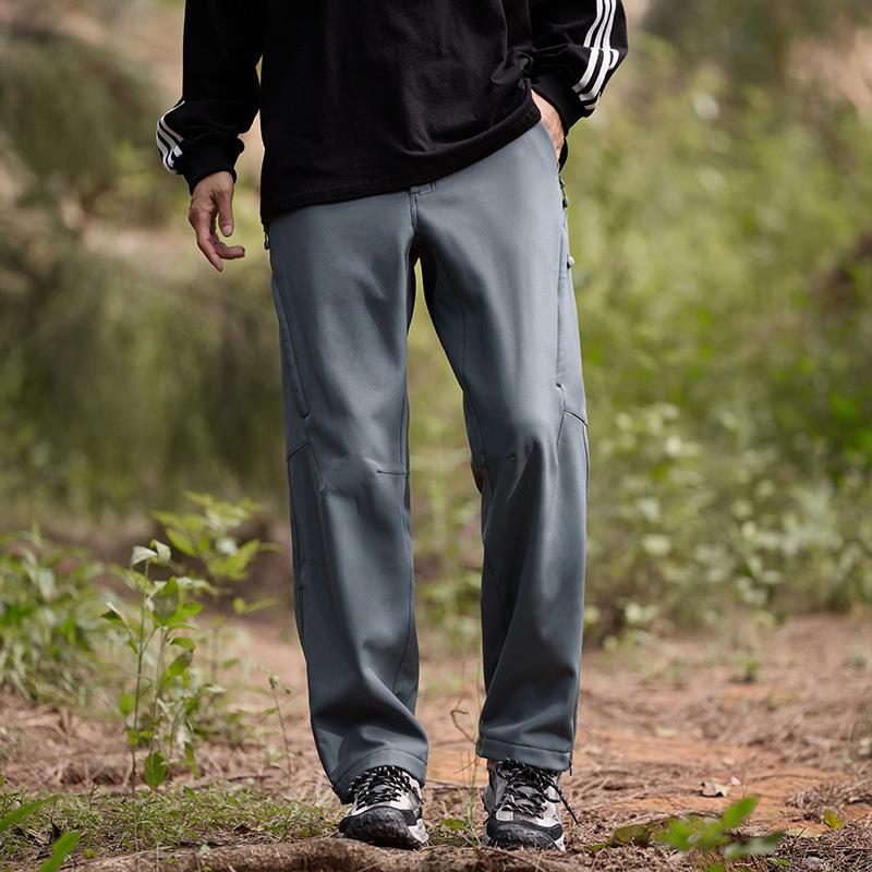 

Мужские водонепроницаемые ветрозащитные брюки софтшелл с флисовой подкладкой для пешего туризма XXL