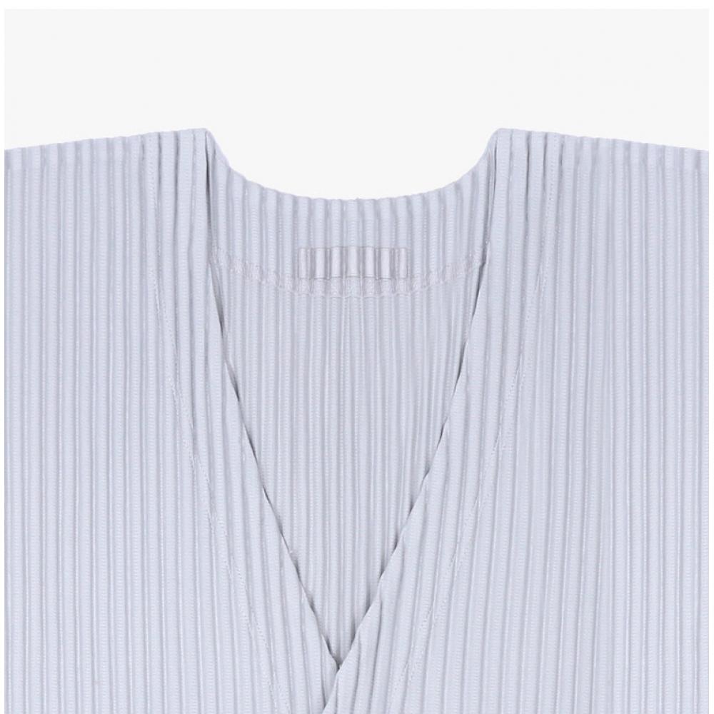 Issey Miyake Men Plisse V Neck Cardigan Hp67jl541 11