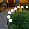 Solar Powered Ball Lawn Light Landscape Spotlight, Outdoor Spherical Courtyard Light, Suitable for Garden, Lawn, Path, and Corridor Decoration