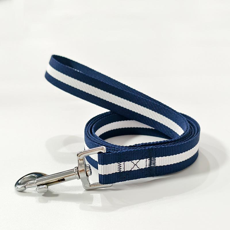 Pet polyester leash network yarn dog leash Golden Retriever Labrador medium and large dog out walking dog leash