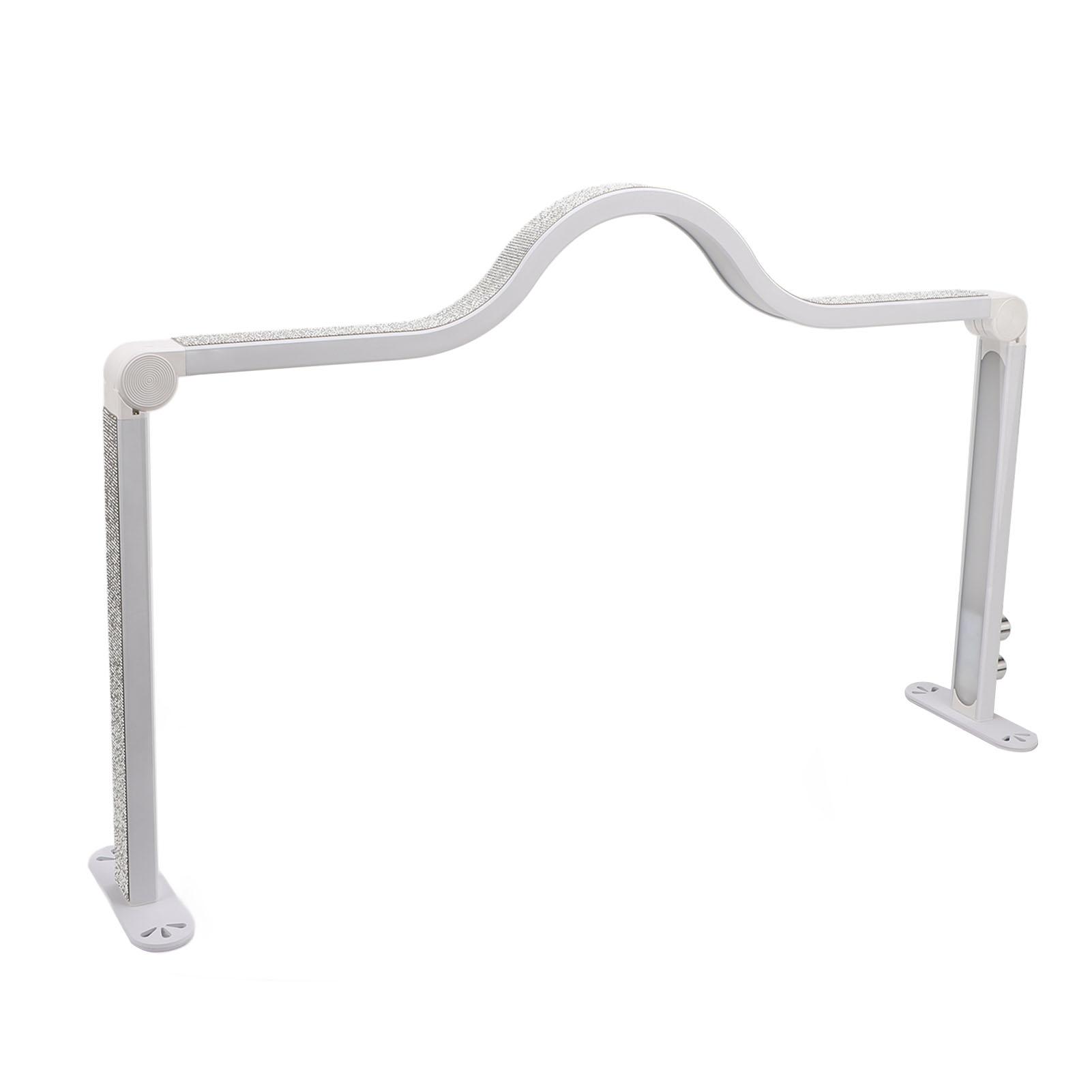 

Лампа для маникюра 3000K до 6000K 48W плавная регулировка яркости безопасная для глаз складная арка со стразами US PLUG