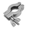 4 Pezzi Morsetto a Vuoto KF16 con Anello di Centratura e O-ring in FKM Acciaio Inossidabile 304 Morsetto a Cerniera con Dado Alato
