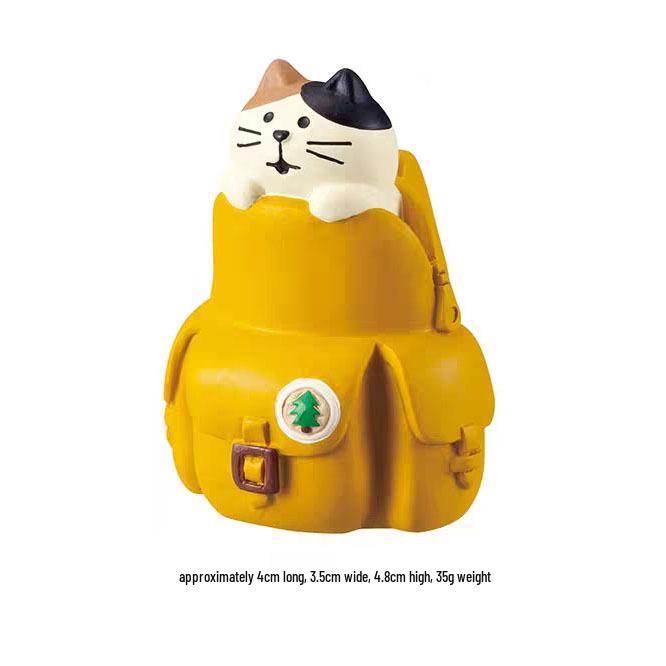 Japanese Cat Zakka Car Ornament - Cute Photo Decorative Mini Resin Craft