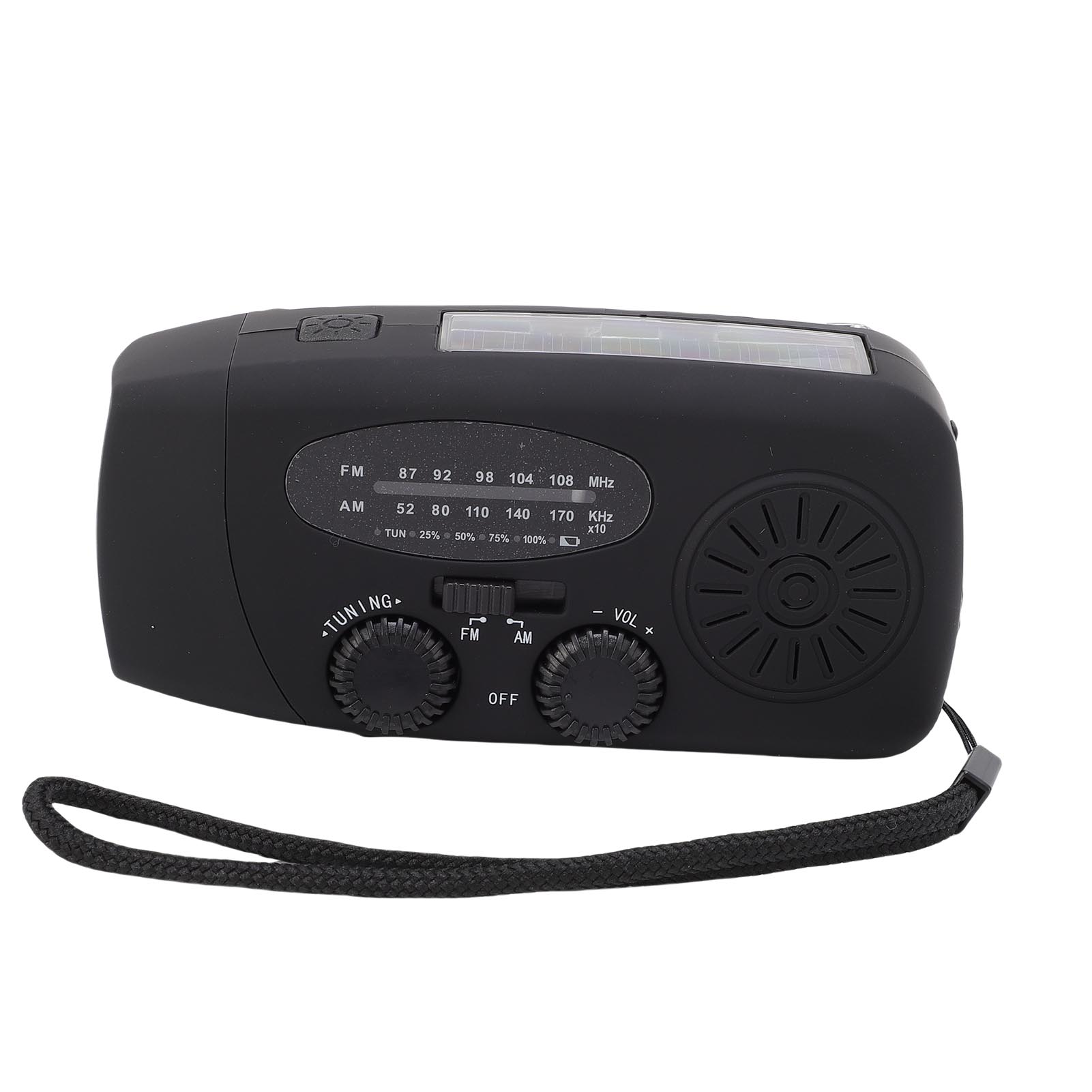 

Погодное радио на солнечной батарее с ручным заводом AM FM WB Аварийные радиоприемники с 3-светодиодным фонариком Аккумулятор 2000 мАч