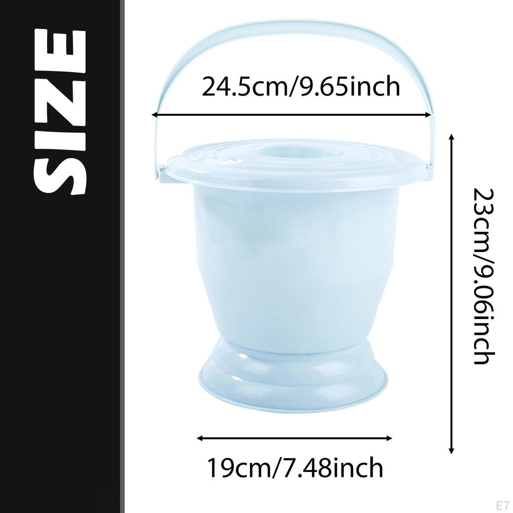 Pot de chambre urinoir de chevet seau pot commode pot de toilette crachoir avec couvercle et