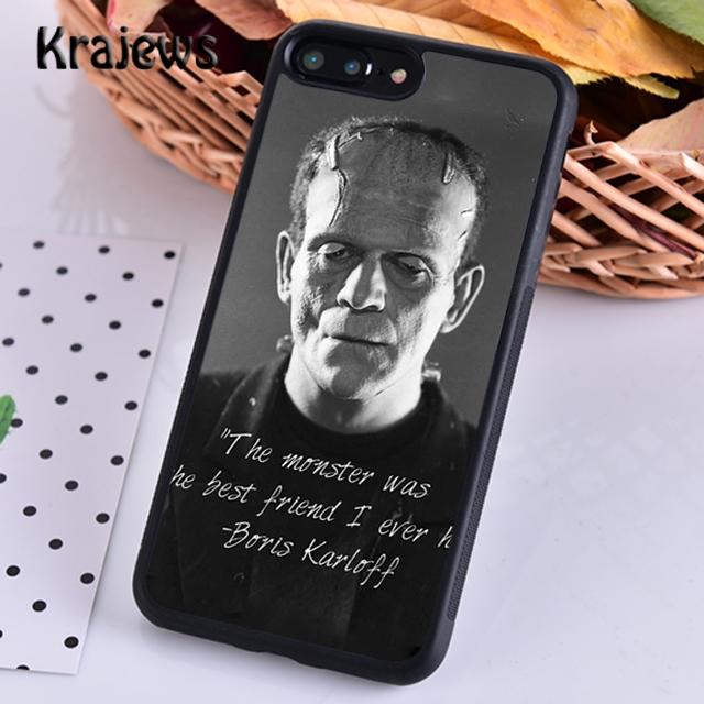 Krajews Bride of Frankenstein Phone Case Cover For iPhone 16 15 SE2020 14 6 7 8 plus 11 12 13 pro max coque Shell Fundas