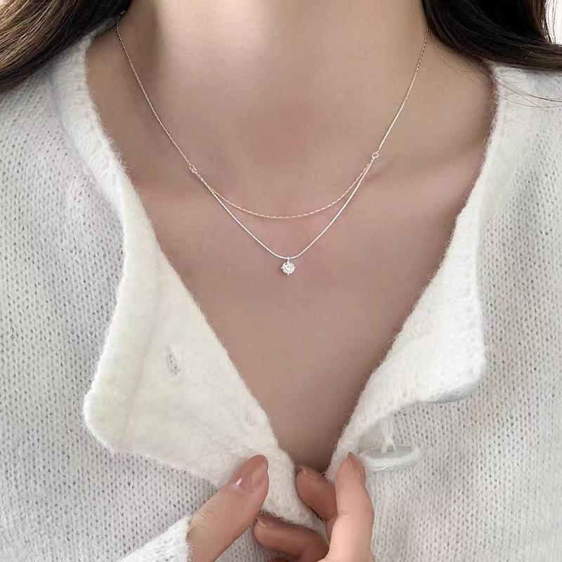 Ozean Patrick Star Lange Halskette Damen Nische Vintage Vielseitige Pulloverkette Hals