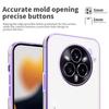 KADEM For Realme 14 Pro 5G Case Flower Rhinestone Decor Electroplating TPU Phone Cover