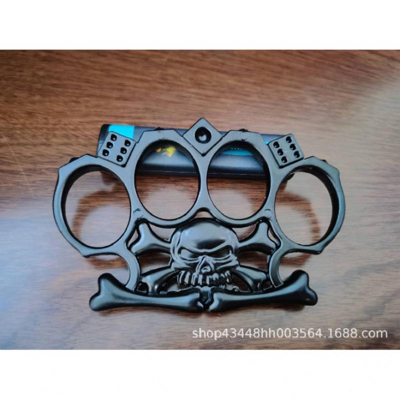 Buy Alloy Brass Knuckle FourFinger SelfDefense Toy DoubleFinger