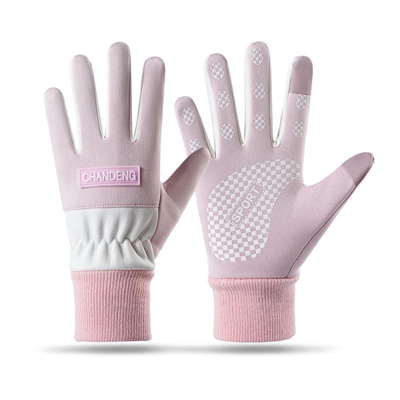 Unisex Warm Touchscreen Gloves Cycling Driving Motorbike Windproof Anti-Slip Fleece Lined Nylon Fall Season